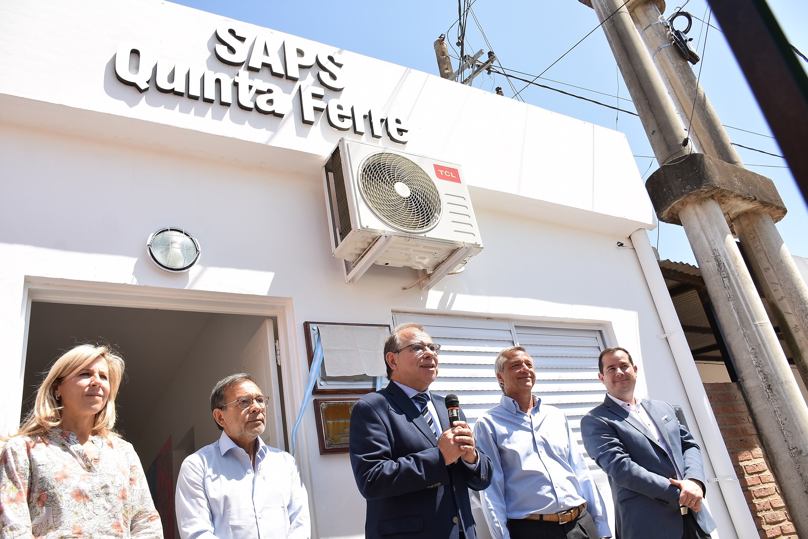 Tassano encabezó el acto en el que se denominó “Doctor Juan Ramón Palma