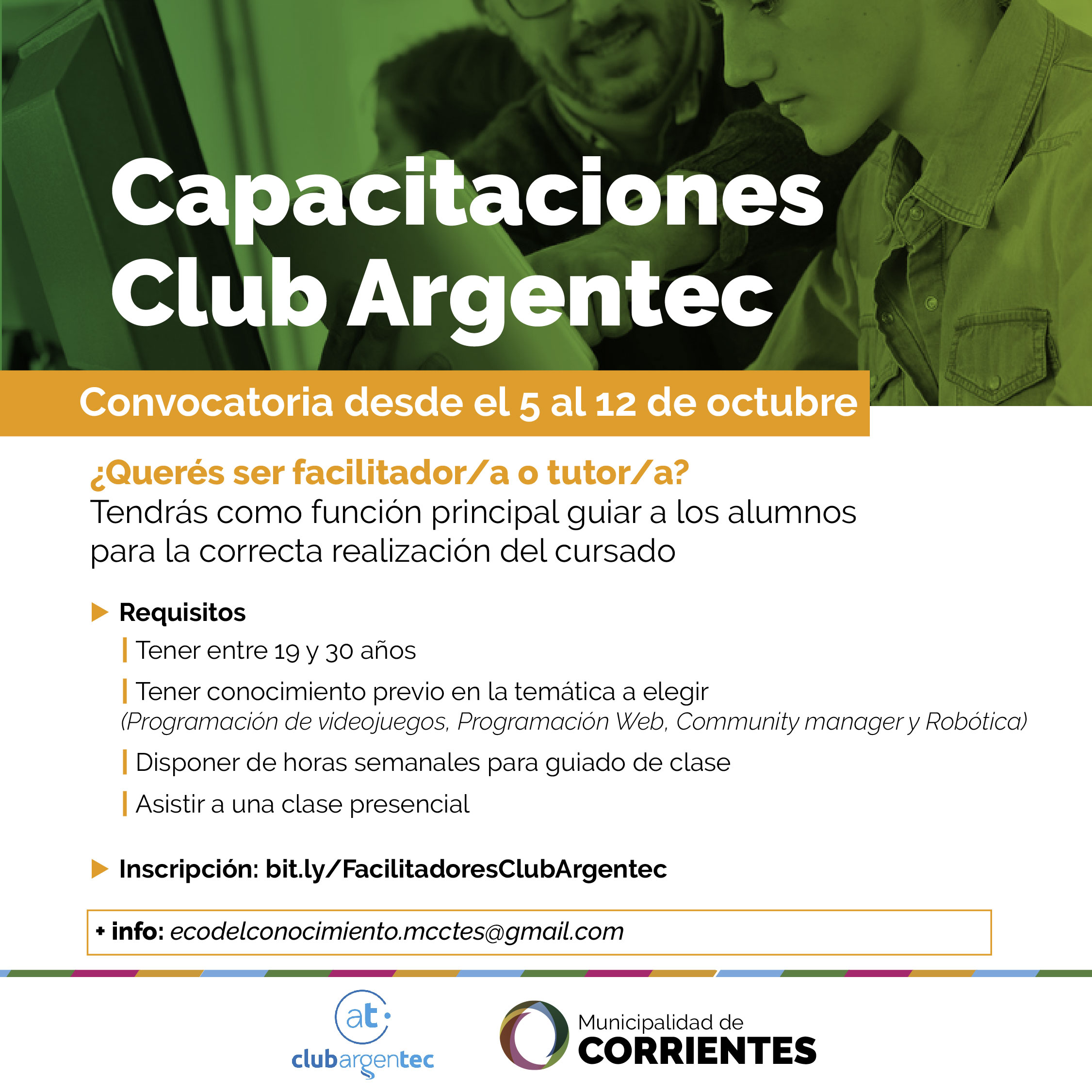 La Municipalidad abre la inscripción a cuatro cursos introductorios en ...