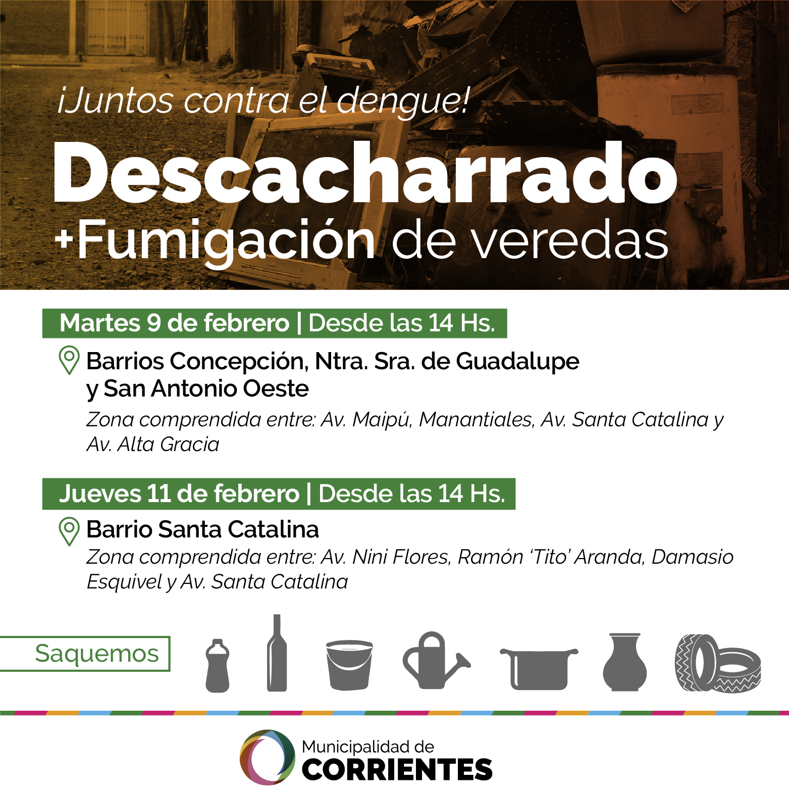 El Municipio Realiza Tareas De Fumigacion Y Descacharrado En Cuatro Barrios De La Ciudad Municipalidad De Corrientes