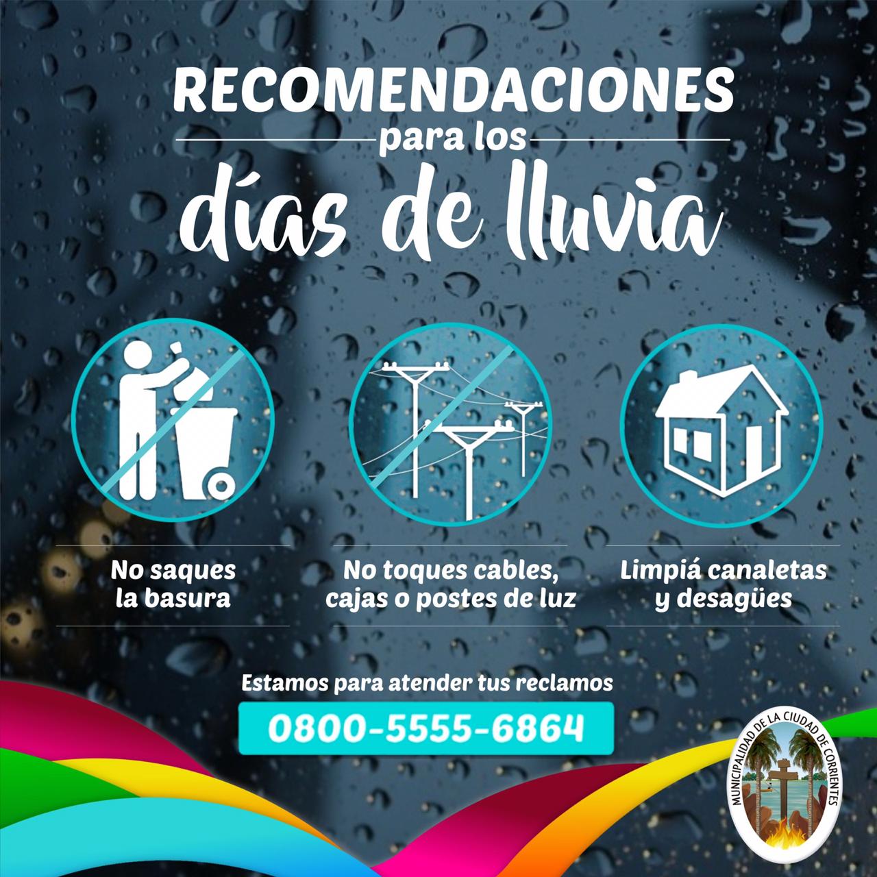 Recomendaciones ante probabilidad de lluvias y tormentas durante la ...
