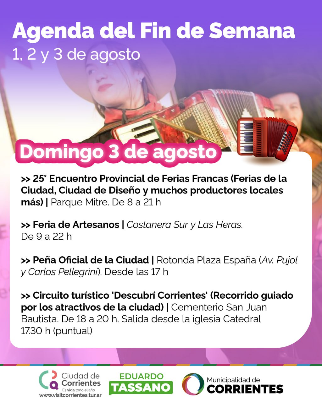 Fin de semana con encuentro de ferias, taller de carnaval, música y ...