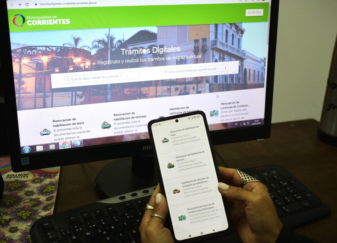 La Municipalidad de Corrientes digitalizó más de 100 trámites y capacitó a más de 5 mil agentes