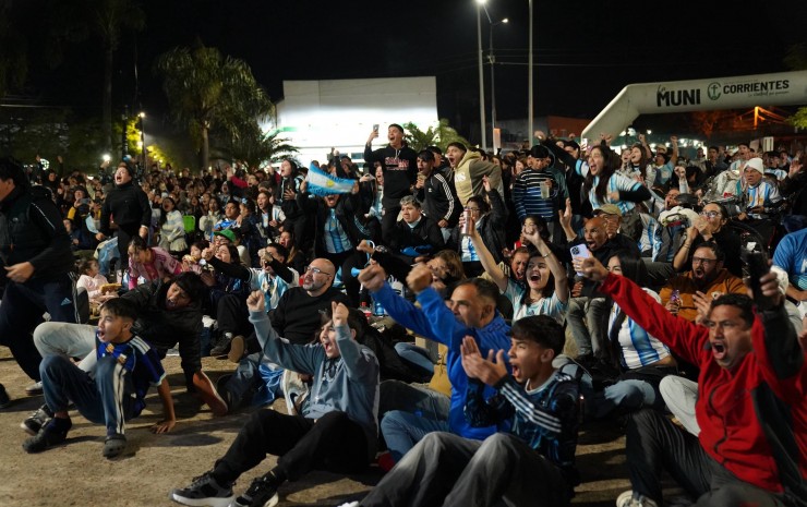 Otro masivo Fan Fest municipal: la Poncho Verde ya es cábala para alentar a la Selección