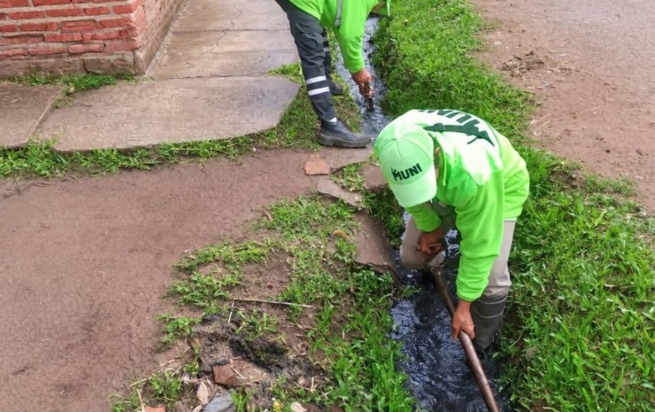 Lluvias en la ciudad: sin anegamientos y con operativo preventivo en distintos sectores