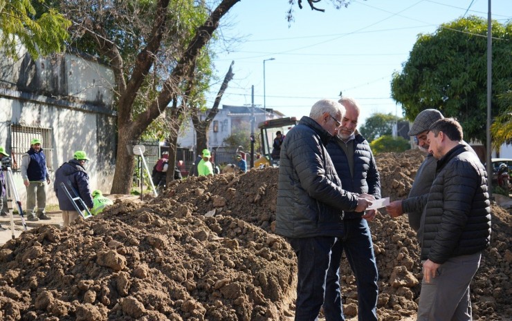 Acciones preventivas por “El Niño”: avanza una importante obra de desagüe en la ciudad