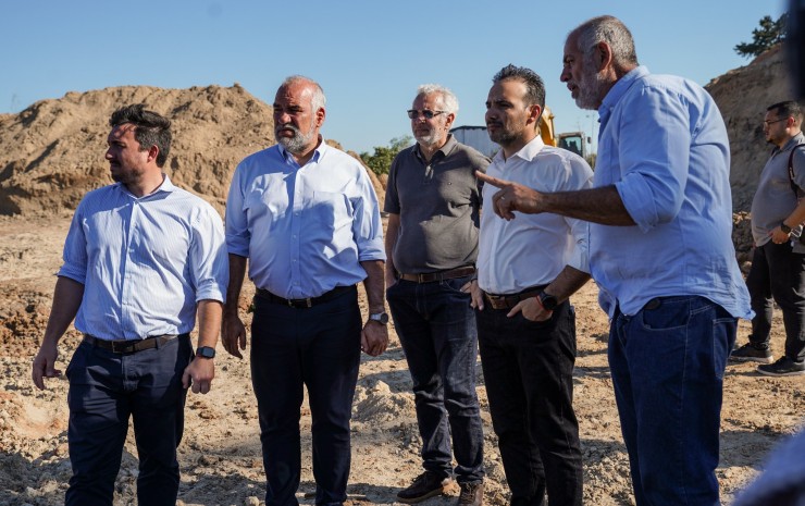 Polich recorrió con Valdés una obra clave para prevenir anegamientos y beneficiar a 250 mil vecinos