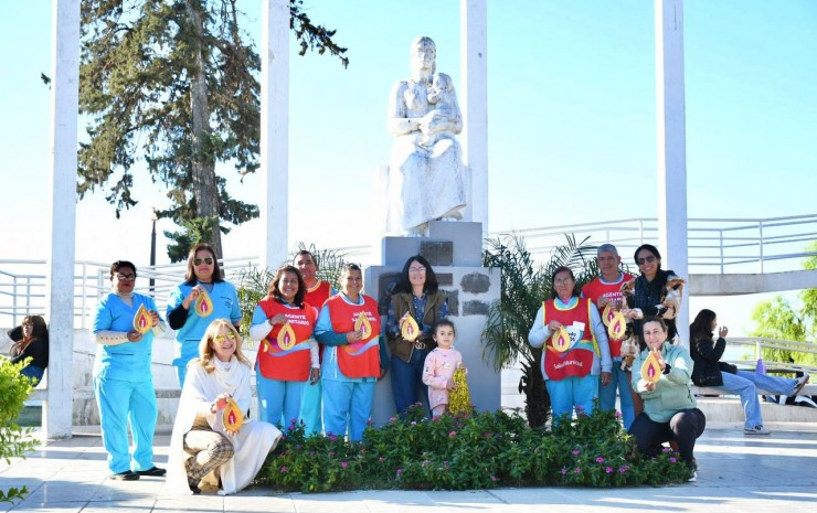 La Municipalidad cerró la semana de la lactancia materna con una actividad en la costanera