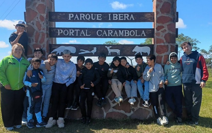 El equipo campeón de “El Mundialito” viajó a los Esteros del Iberá