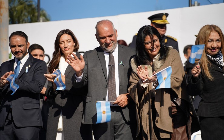 Día de la Bandera: Polich recordó a Belgrano y pidió renovar el compromiso con los valores de su legado