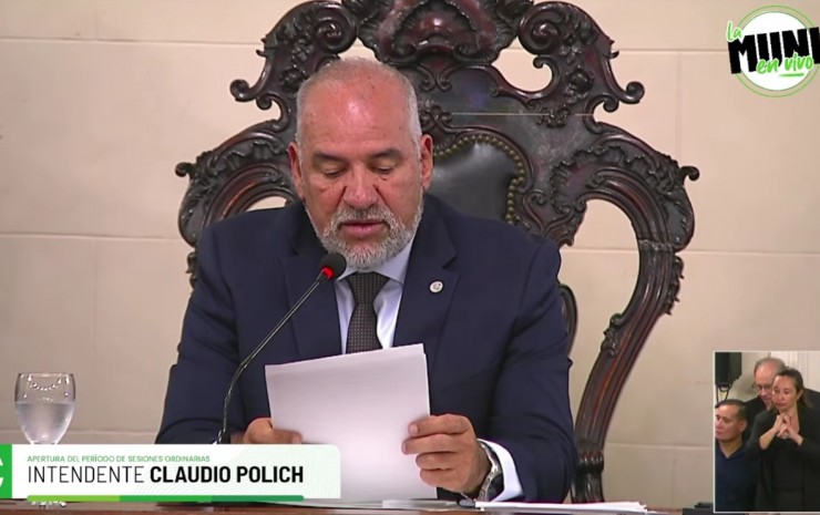 Discurso completo del intendente en la inauguración del período ordinario del Concejo
