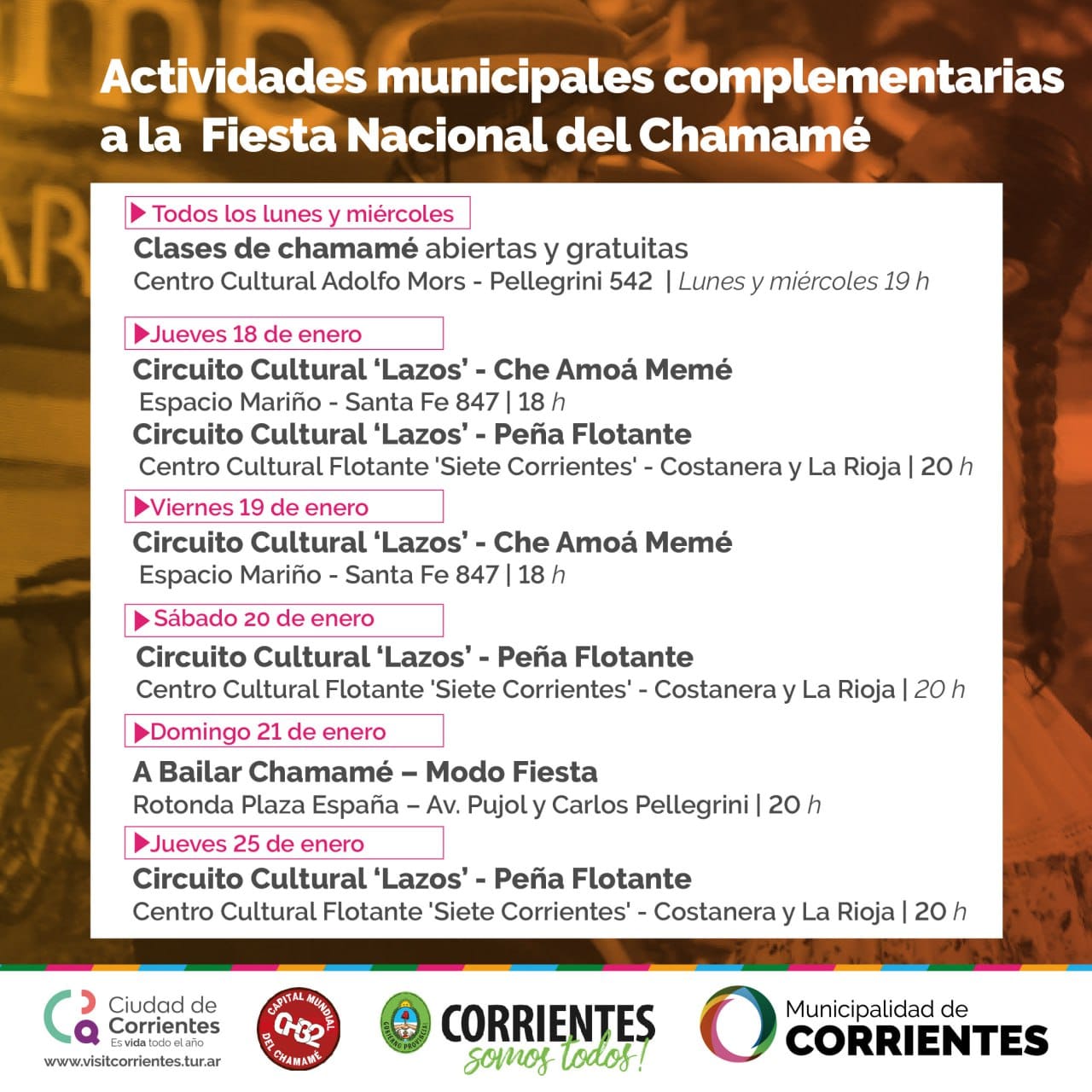 La Municipalidad presentó el “Circuito Cultural Lazos”